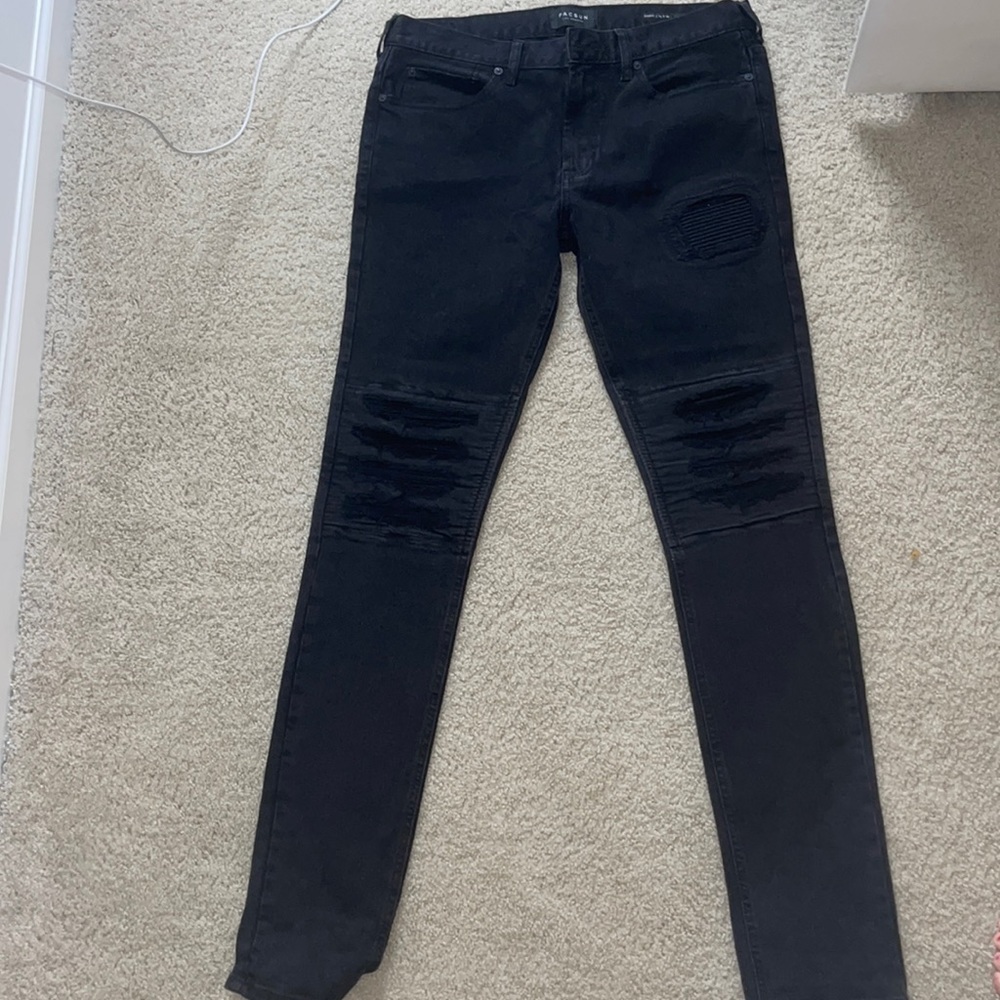 Men’s biker skinny jeans